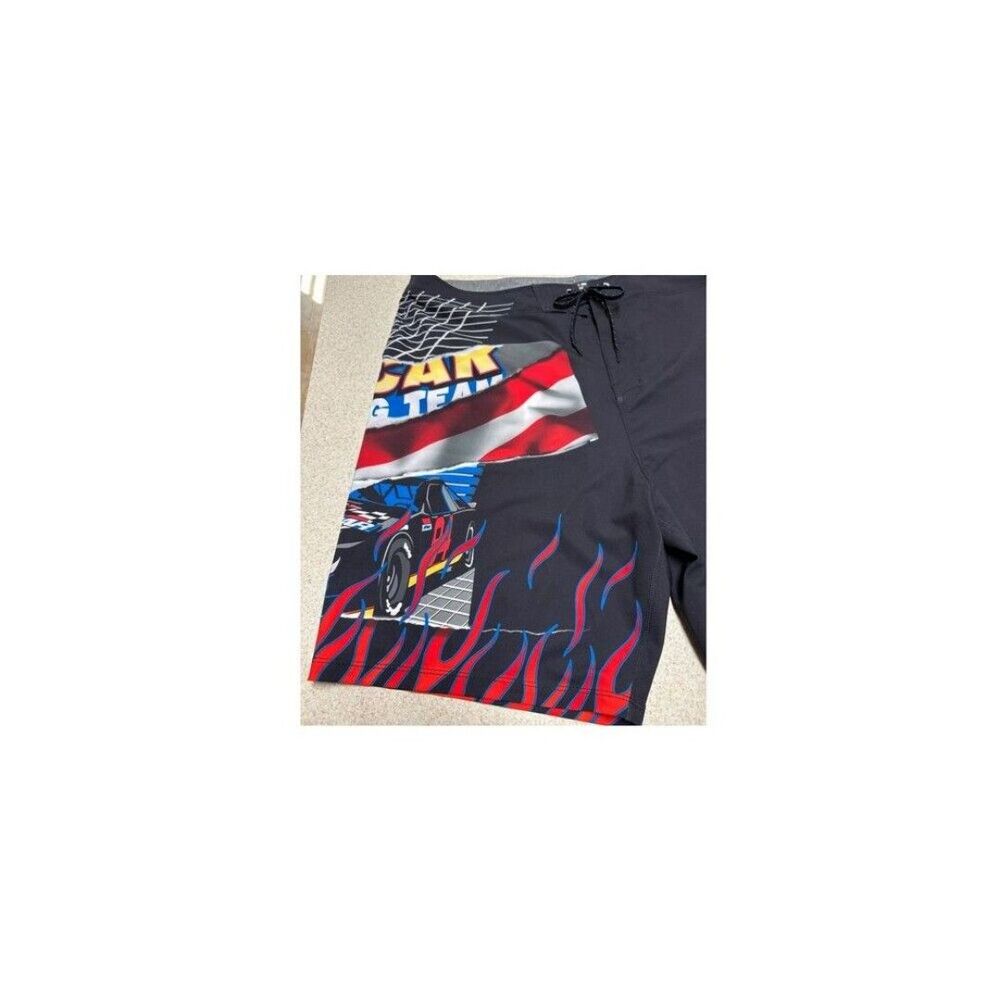 HURLEY X NASCAR MENS PHANTOM ECO NASCAR RACING BOARD SHORTS SIZE 38 18” NWT - Picture 3 of 4
